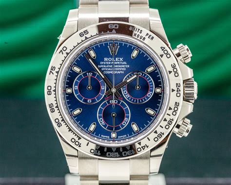 rolex daytona blue gold